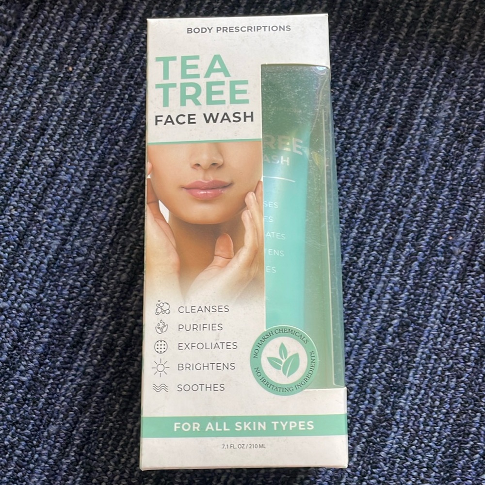 Body prescription tea tree face wash 7.1 fl oz